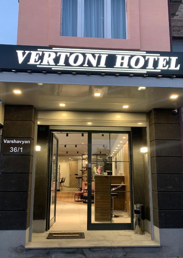 Vertoni Hotel Jerevan Exteriör bild